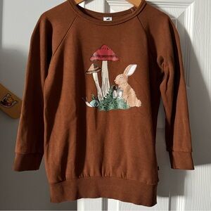 Little and Lively Easter sweater whimsical rabbit